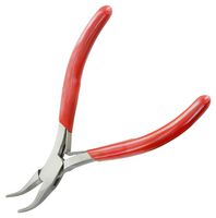 MULTICOMP PRO MP012508 Pliers, Box Joint, Snipe Bent Nose, Smooth Jaw, Comfortable Grips, Stainless Steel, 4.72" L