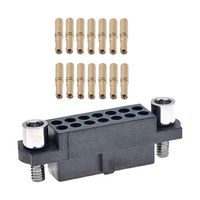 HARWIN M80-4810642 Rectangular Connector, Datamate J-Tek M80 Series, 6 Contacts, Receptacle, 2 mm, Crimp, 2 Row