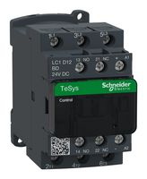 SCHNEIDER ELECTRIC LC1D12FD Contactor, 12 A, DIN Rail, 690 VAC, 3PST-NO, 3 Pole, 10 hp
