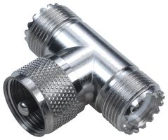 MULTICOMP SPC15142 RF / Coaxial Adapter, UHF, Plug, UHF, Jack, Jack, Tee Adapter