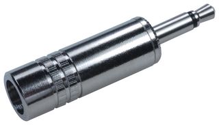 MULTICOMP SPC15229 Phone Audio Connector, 2 Contacts, Plug, Cable Mount, Nickel Plated Contacts, Brass Body