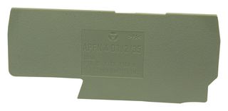 WIELAND ELECTRIC 07.312.9455.0 End Cover, For Use With WKFN 4 D1/2/35 Terminal Blocks