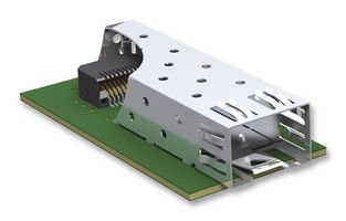 SAMTEC SFPK-SL Cage & Connector, SFP, 1 x 1 (Single), Without Heat Sink, Without Light Pipe, Through Hole