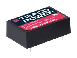 TRACO POWER THM 10-2412WI Isolated Through Hole DC/DC Converter, Medical, DIP, 4:1, 10 W, 1 Output, 12 V