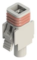 EDAC 572-001-000-200 Connector Housing, IP67, White, E-Seal 572 Series, Receptacle, 1 Positions, 5.8 mm