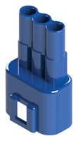 EDAC 572-003-000-300 Connector Housing, IP67, Blue, E-Seal 572 Series, Plug, 3 Positions, 5.8 mm