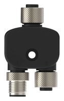 BANNER ENGINEERING CSB-M1250M1250 Sensor Splitter, Y - Style, Cable Mount, 5 Position M12 Receptacle