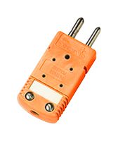 OMEGA HSTW-NI-M Thermocouple Connector, Standard, Pink, HSTW Series, High Temperature, Type N, Plug