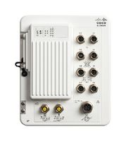 CISCO SYSTEMS IE-3400H-8FT-A Switch, 8 Ports, Industrial, Fast Ethernet, Wall, M12 D-Coded x 8, 10Mbps, 100Mbps