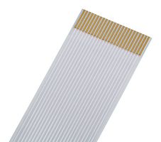 MOLEX DEL-15120-0031 FFC / FPC Cable, 4 Conductor, 0.5 mm, Same Sided Contacts, 2 ", 51 mm, White