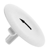 SCHNEIDER ELECTRIC ZBA334 Switch Cap, Schneider Harmony XB4, XB5 & XAL Series Pushbutton Switches, White, Harmony Series