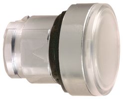 SCHNEIDER ELECTRIC ZB4BA18 Switch Cap, White, Round Flush, Schneider Harmony XB4 Series Illuminated Pushbutton Switches