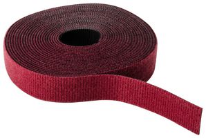 HELLERMANNTYTON 854-44394 GT.75X180MV2 Hook & Loop Fastener, Grip Tie Roll, 0.75" W x 15' L, PA6/PE, 0.75 ", 19.1 mm, Maroon
