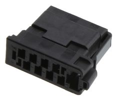 AMPHENOL COMMUNICATIONS SOLUTIONS 10142632-008LF Connector Housing, FCI Minitek MicroSpace 10142632 Series, Receptacle, 8 Positions, 1.27 mm
