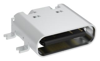 AMPHENOL COMMUNICATIONS SOLUTIONS GSB1C41110SSHR USB Connector, Top Mount, 1Row, USB Type C, USB 2.0, Receptacle, 16 Positions, Surface Mount