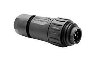 AMPHENOL SINE/TUCHEL C016 10H006 000 12 Circular Connector, Strain relief w/ clamping ring, Standard Circular Connector, ecomate M Series