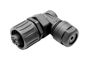 AMPHENOL SINE/TUCHEL C016 20F003 100 12 Circular Connector, 3+PE, Standard Circular Connector, ecomate M Series, Right Angle Receptacle