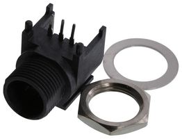 SWITCHCRAFT/CONXALL TRAPC3MX XLR Connector, 3 Contacts, Plug, PCB Mount, Tin Plated Contacts, Thermoplastic Body