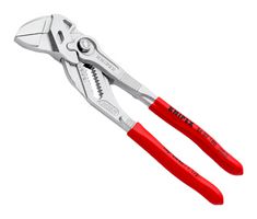 KNIPEX 86 03 180 SBA Pliers & Wrench, 40mm Max Jaw Opening, 180mm OAL, Chrome Vanadium Steel, Retail Packaging