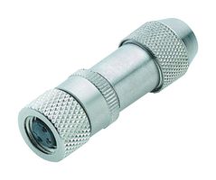 BINDER 99-3362-00-04 Sensor Connector, 768 Series, M8, Female, 4 Positions, Solder Socket, Straight Cable Mount
