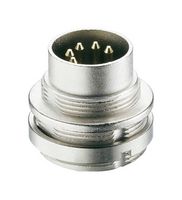LUMBERG 0314 04 Circular Connector, Standard Circular Connector, 0314 Series, Panel Mount Receptacle, 4 Contacts