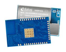 RENESAS DA16200MOD-AAC4WA32 Transceiver Module, WiFi, Chip Antenna, 2.4 Ghz, 802.11b/g/n, 1 Mbps, -98.5 dbm