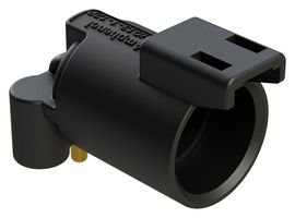 AMPHENOL SINE/TUCHEL ATFHD13-1-12P-BM11 Automotive Connector, Size 12, ATHD Series, Right Angle Receptacle, 1 Contacts, PCB Pin