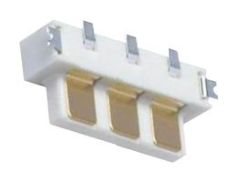 KYOCERA AVX 9159003551906 Card Edge Connector, Top Entry, Single Side, 1.6 mm, 3 Contacts, Surface Mount, Straight