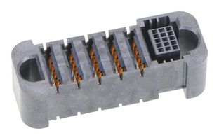MOLEX 219563-0015 Rectangular Power Connector, 20 Contacts, Guardian HD 219563 Series, PCB Mount, Press Fit