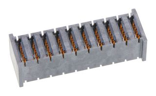 MOLEX 219563-0037 Rectangular Power Connector, 7 Contacts, Guardian HD 219563 Series, PCB Mount, Press Fit, 5.78 mm