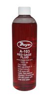 DWYER A-103 Red Gauge Fluid, Oiler, 16 fl.oz, Plastic Bottle with Screw Cap