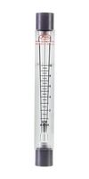 DWYER VFCII-153-EC Acrylic Flowmeter, 10 to 75 l/min, 100 psi, 2% Accuracy, 1" MNPT, Visi-Float VFC II Series