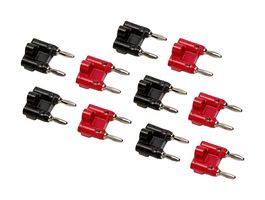 FLUKE BP980. Banana Test Connector, Plug, Cable Mount, 15 A, 60 VDC, Black, Red