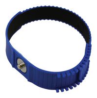 SCS 4620 Anti Static Wrist Strap, Adjustable, Blue, Stud, 4600 Series