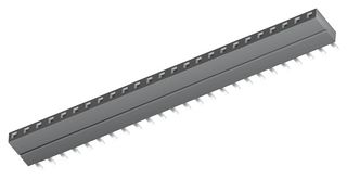 SAMTEC SSW-106-01-F-S PCB Receptacle, Board-to-Board, 2.54 mm, 1 Rows, 6 Contacts, Through Hole Straight, SSW Series