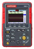 AMPROBE - FLUKE DM-5 Power Analyzer, Current, Energy, Frequency, Harmonics, Power, Voltage, 4 Channel, 1kV, 70 Hz