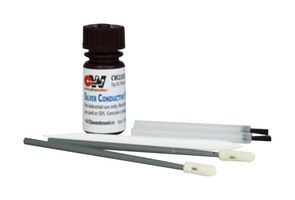 CHEMTRONICS CW2205 Conductive Coating, Electronic Circuitry, Silver, Bottle, 5 g, CircuitWorks Series