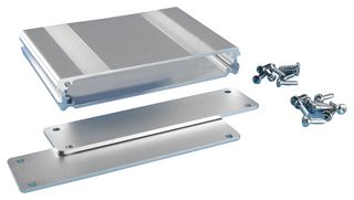 BOX ENCLOSURES B2S-080SI Enclosure, Electronic DIY Case, Extruded Aluminum, Silver, 3.15" x 4.27" x 0.7"