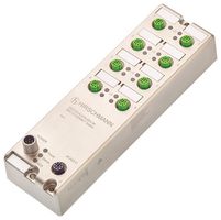 HIRSCHMANN OCTOPUS 8TX-EEC-M-2S Switch, 8 Ports, Industrial, Managed Fast Ethernet, Wall, M12 D-Coded x 8, 10Mbps, 100Mbps