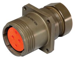 AMPHENOL AEROSPACE CL90555DT44412S Circular Connector, Class L Series, MIL-DTL-22992 Series, Wall Mount Receptacle, 8 Contacts
