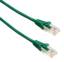 AMPHENOL CABLES ON DEMAND MP-6A28GNSGRN-014 Ethernet Cable, 28AWG, 8P8C, Cat6a, RJ45 Plug to RJ45 Plug, UTP (Unshielded Twisted Pair), Green