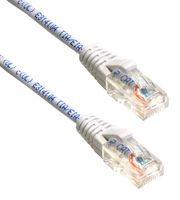 AMPHENOL CABLES ON DEMAND MP-6A28GNSWHT-014 Ethernet Cable, 28AWG, 8P8C, Cat6a, RJ45 Plug to RJ45 Plug, UTP (Unshielded Twisted Pair), White