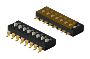 MULTICOMP PRO MP-DM-01-V DIP / SIP Switch, 1 Circuits, Raised Slide, Surface Mount, SPST-NO, 24 V, 25 mA
