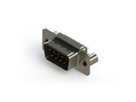 EDAC 627-009-222-049 D Sub Connector, High Profile, Standard, Plug, 627 Series, 9 Contacts, DE, Solder Cup