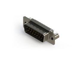 EDAC 627-015-222-049 D Sub Connector, High Profile, Standard, Plug, 627 Series, 15 Contacts, DA, Solder Cup