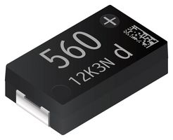 PANASONIC EEFTZ0D561RB Polymer Aluminium Electrolytic Capacitor, 560 µF, 2 V, 2917 [7343 Metric], 3000 µohm