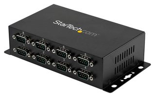 STARTECH ICUSB2328I Adapter Hub, USB to DB9 RS232 Serial, Industrial, DIN Rail & Wall Mountable, 8 Port