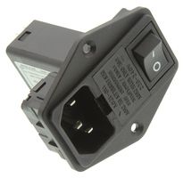 QUALTEK ELECTRONICS 765-00/001 High Power Connector, 765 Series, Receptacle, 250 VAC, 10 A, Panel Mount, Solder