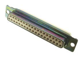 ITT CANNON DAA7W2SA197F0 D Sub Connector Housing, Combo, 7W2, 7 Positions, D Sub, DA, Receptacle, Steel Body