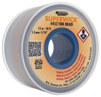 MG CHEMICALS 452 Fine Braid, 0.06" Width x 50' Length, Oxide Free Copper, 400 Series